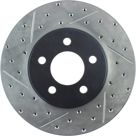 Centric Parts Sport Drilled/Slotted Brake Rotor, 127.61072R 127.61072R